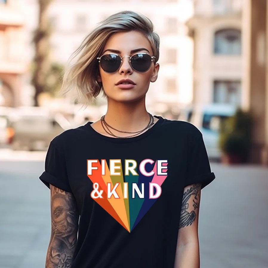 Fierce and Kind Women's Graphic Tee