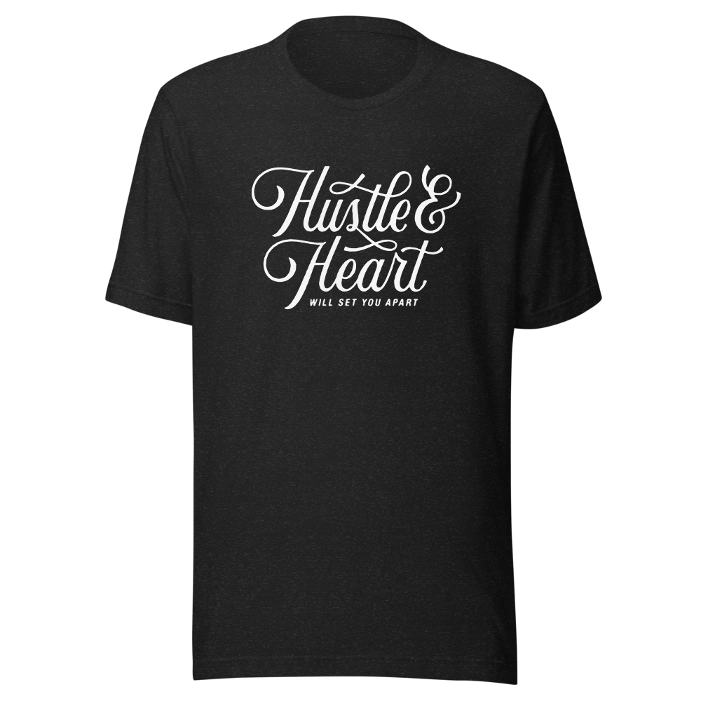 Hustle and Heart Will Set You Apart Women's Graphic Tee