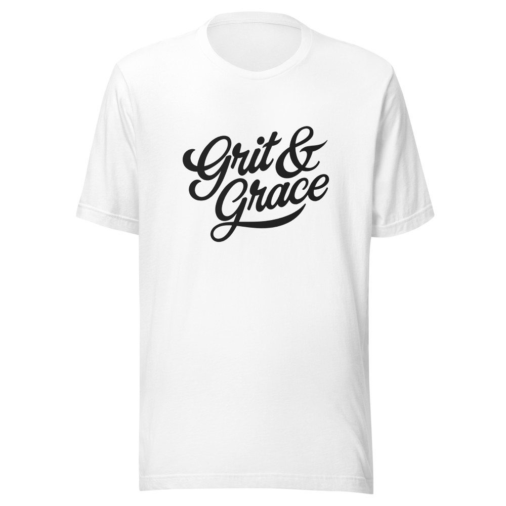 Grit & Grace Women's Graphic Tee - White