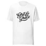 Grit & Grace Women's Graphic Tee - White