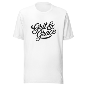 Grit & Grace Women's Graphic Tee - White