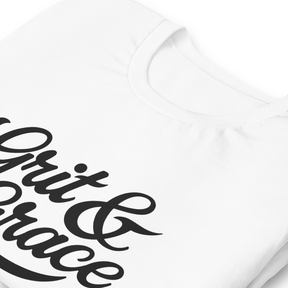 Grit & Grace Women's Graphic Tee - White