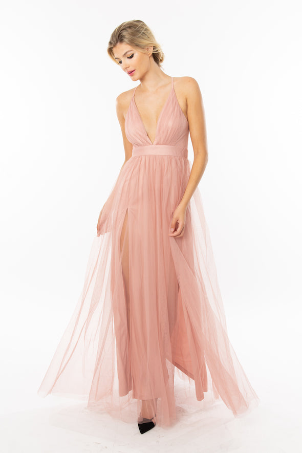 Pink Maxi Dress